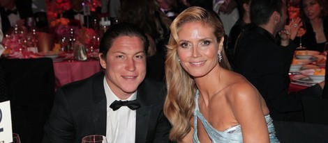 Heidi Klum y Vito Schnabel en la gala amfAR del Festival de Cannes 2014