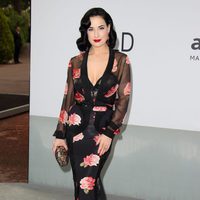 Dita Von Teese en la gala amfAR del Festival de Cannes 2014