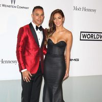 Lewis Hamilton y Nicole Scherzinger en la gala amfAR del Festival de Cannes 2014