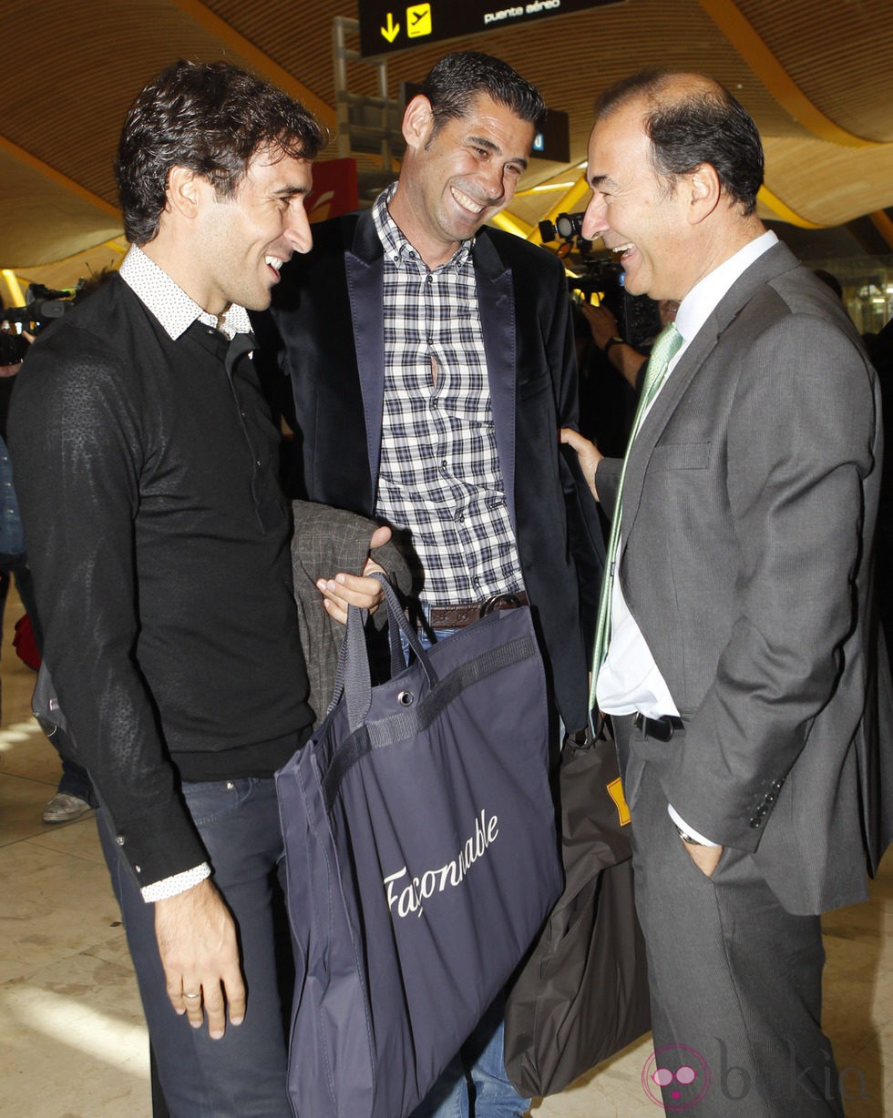 Raúl y Fernando Hierro vuelan a Lisboa para la final de la Champions 2014