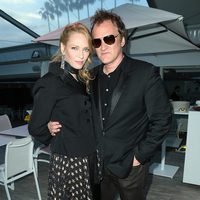 Uma Thurman y Quentin Tarantino en la proyección de Pulp Fiction en Cannes 2014