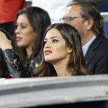 Sara Carbonero en el Bernabéu en la celebración de la décima Champions del Real Madrid