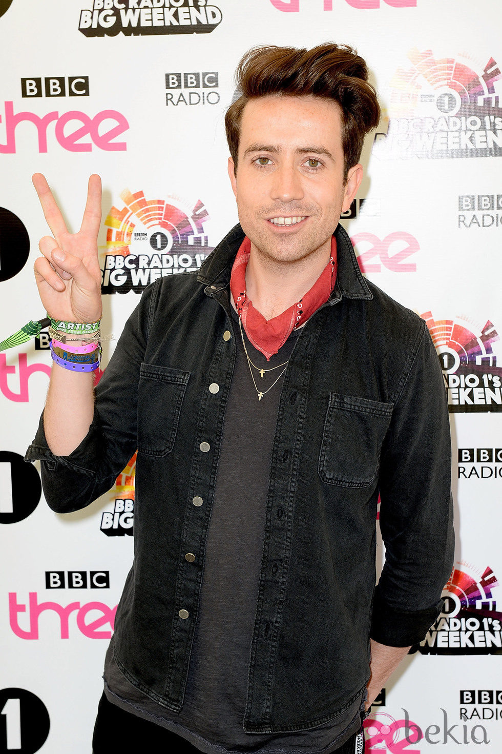 Nick Grimshaw en el  Radio 1's Big Weekend de la BBC 2014