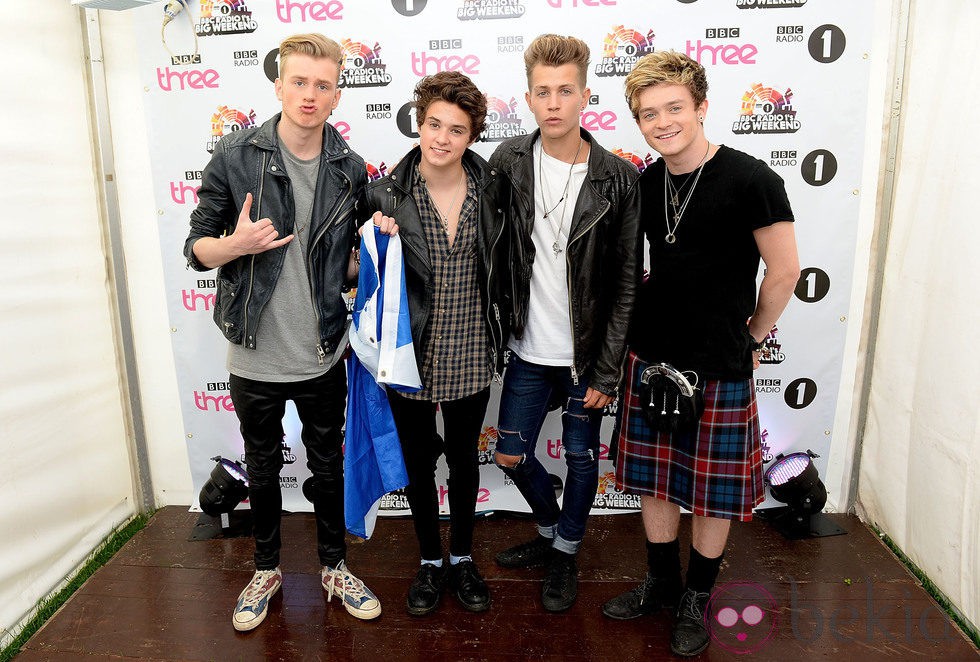 The Vamps en el Radio 1's Big Weekend de la BBC 2014