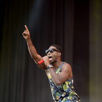 Tinie Tempah en el Radio 1's Big Weekend de la BBC 2014