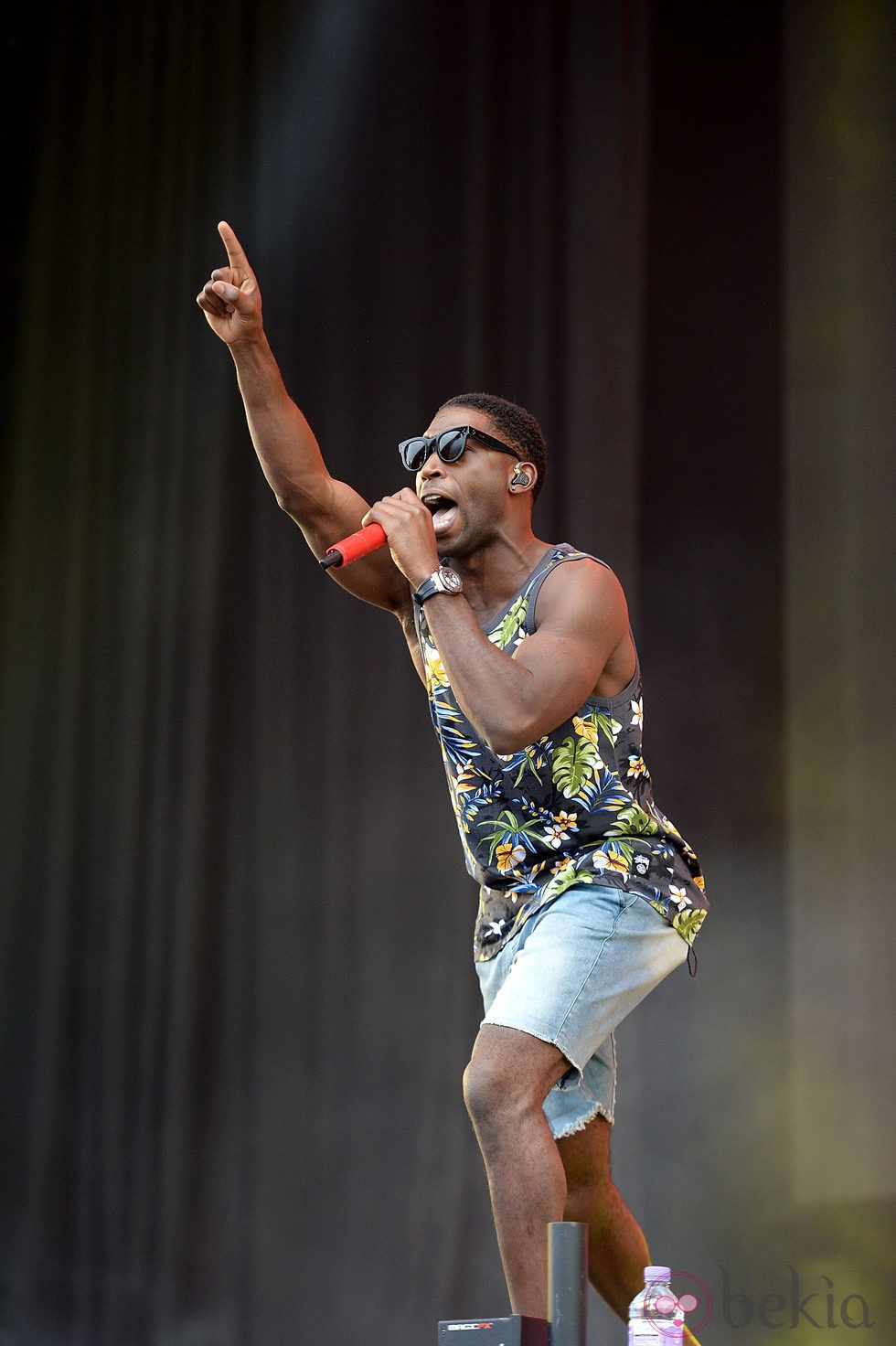 Tinie Tempah en el Radio 1's Big Weekend de la BBC 2014