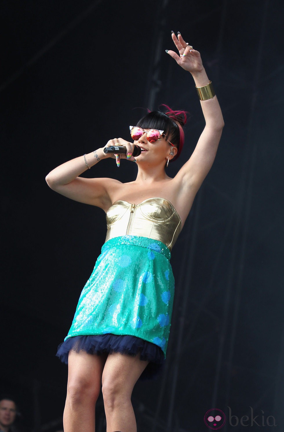 Lily Allen en el Radio 1's Big Weekend de la BBC 2014