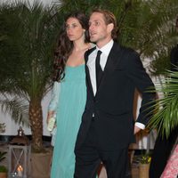 Andrea Casiraghi y Tatiana Santo Domingo en la fiesta tras el Gran Premio de Mónaco 2014