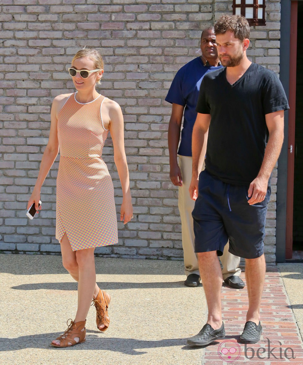 Diane Kruger y Joshua Jackson en la fiesta del Memorial Day 2014 de Joel Silver