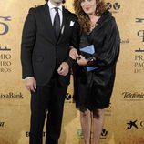 Javier Conde y Estrella Morente en la entrega del Premio Paquiro 2014