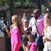 Heidi Klum y Seal en el parque de atracciones