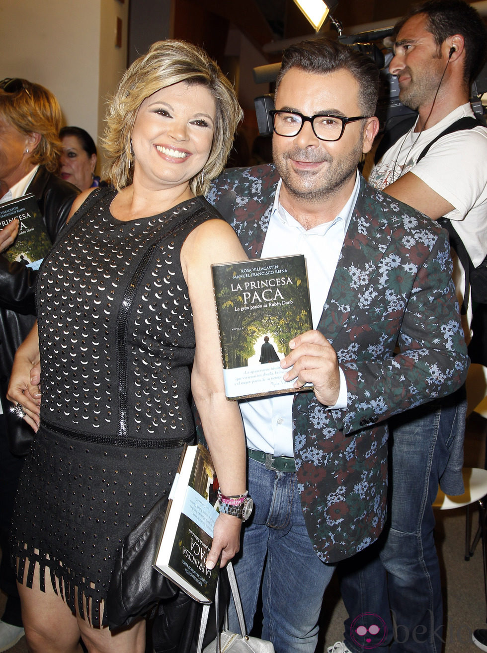 Terelu Campos y Jorge Javier Vázquez en la presentación del libro 'La Princesa Paca'