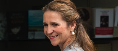 La Infanta Elena inaugurando la Feria del Libro de Madrid 2014