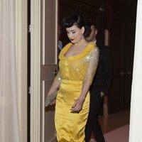 Dita Von Teese en el club 'Billionaire' de Roma