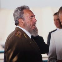 El Rey Juan Carlos I y Fidel Castro en la Exposición Universal de Sevilla