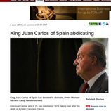 La abdicación del Rey en la BBC