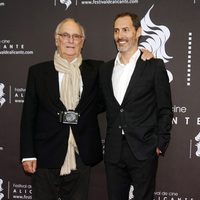 Carlos Saura y Manuel Bandera en el Festival de Cine de Alicante 2014.