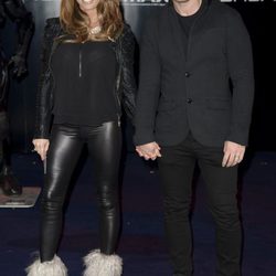 Katie Price y Kieran Hayler en la première de Robocop