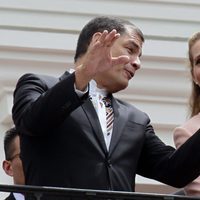 La Infanta Elena con Rafael Correa en Ecuador