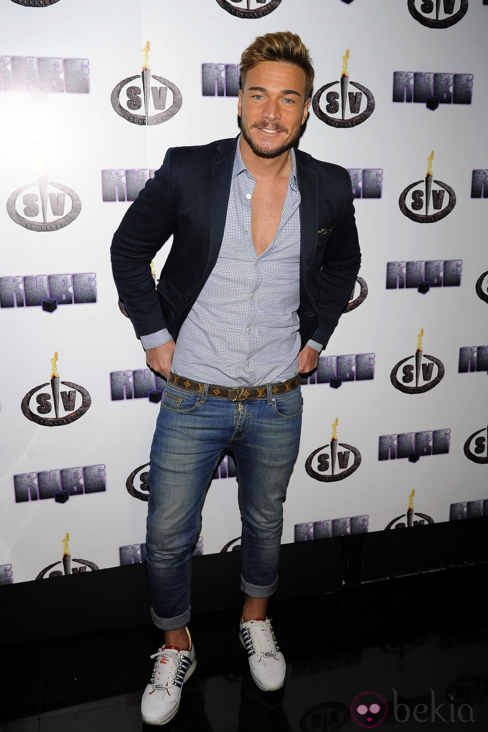 Tony Spina en la fiesta final de 'Supervivientes 2014'