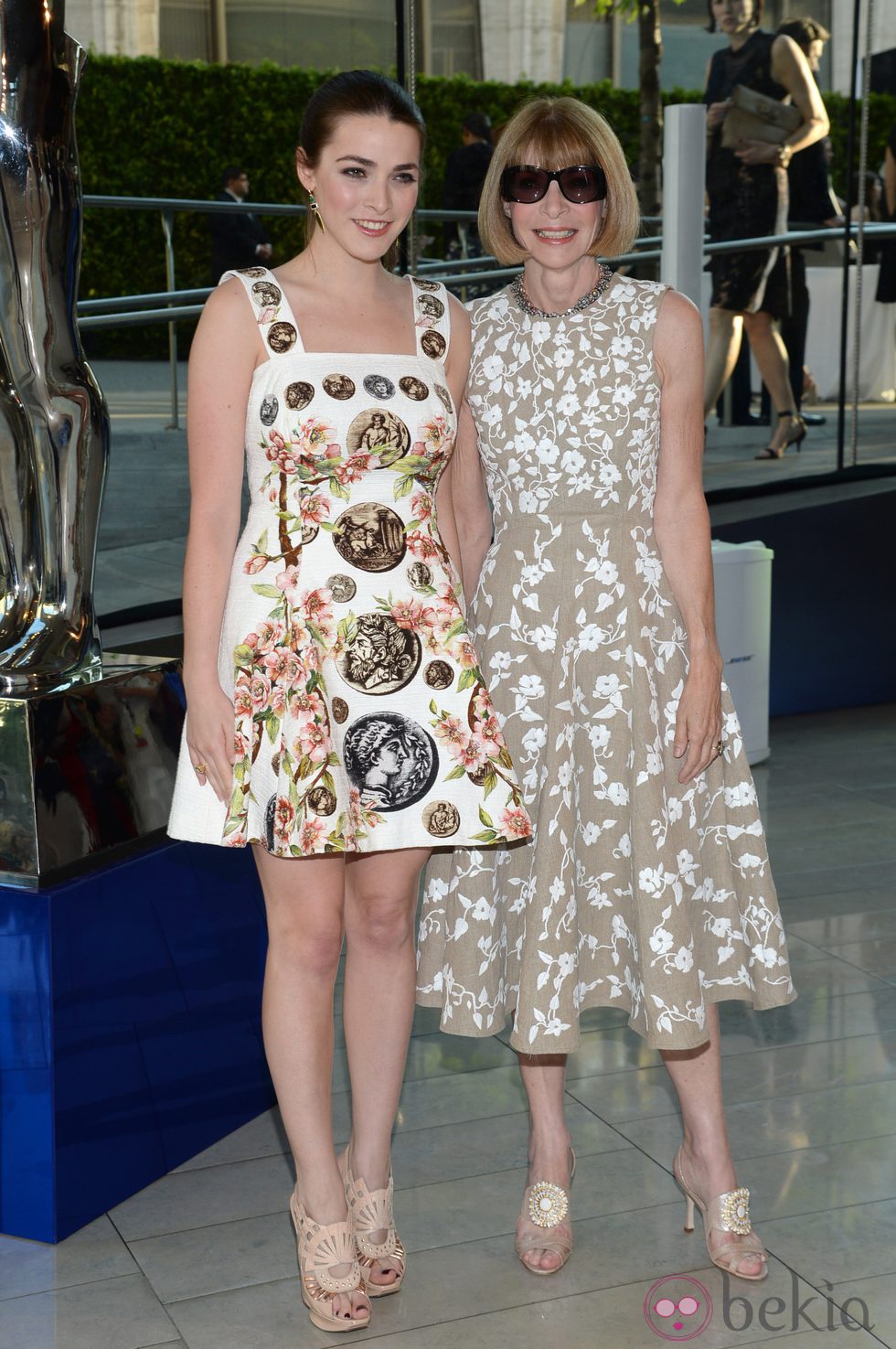 Anna Wintour y Bee Shaffer en los CFDA Fashion Awards 2014