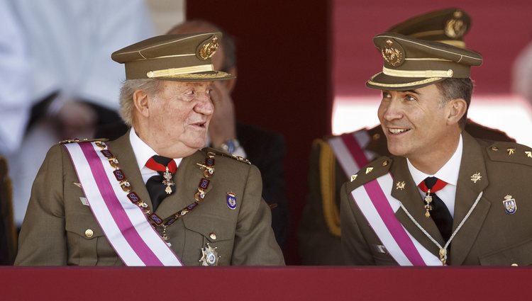 El Rey y el Príncipe juntos en un acto oficial tras la abdicación de Don Juan Carlos