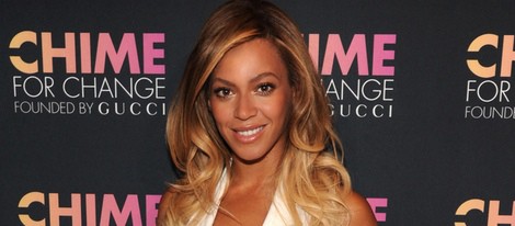 Beyoncé en el aniversario de la fundación Chime for Change