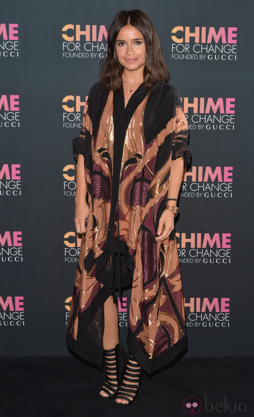 Miroslava Duma en el aniversario de la fundación Chime For Change