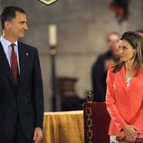 Los Príncipes Felipe y Letizia reaparecen juntos tras la abdicación del Rey Juan Carlos