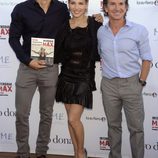 Álex González acompaña a Elsa Pataky y Fernando Sartorius en la presentación de su libro