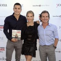 Álex González acompaña a Elsa Pataky y Fernando Sartorius en la presentación de su libro