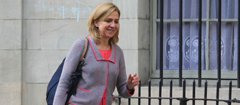 La Infanta Cristina en el día del 9 cumpleaños de su hija Irene