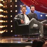 Matthew McConaughey y Keanu Reeves en los premios Guys Choice 2014