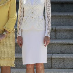 La Princesa Letizia en el almuerzo al presidente de México y su esposa