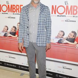 Gonzalo de Castro en el estreno de la obra de teatro 'El Nombre'