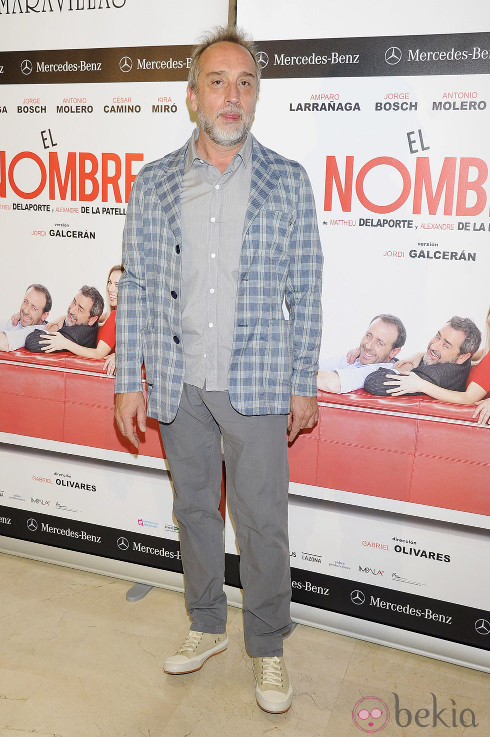 Gonzalo de Castro en el estreno de la obra de teatro 'El Nombre'