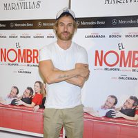 Macaco en el estreno de la obra de teatro 'El Nombre'