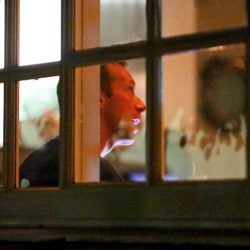 Chris Martin durante su cena con Rihanna en Los Angeles