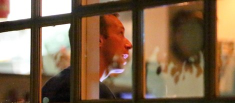 Chris Martin durante su cena con Rihanna en Los Angeles