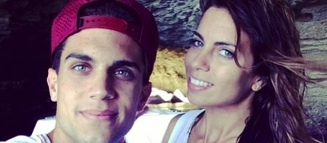 Melissa Jiménez y Marc Bartra durante sus vacaciones de verano