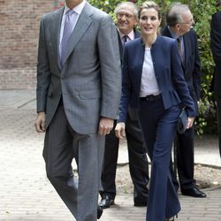 Los Príncipes Felipe y Letizia en su última reunión del Patronato de la Residencia de Estudiantes antes de ser Reyes