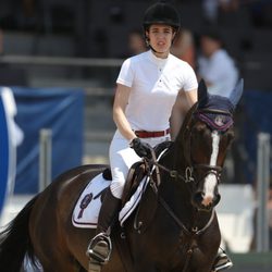 Carlota Casiraghi en la competición hípica CSI5 de Cannes