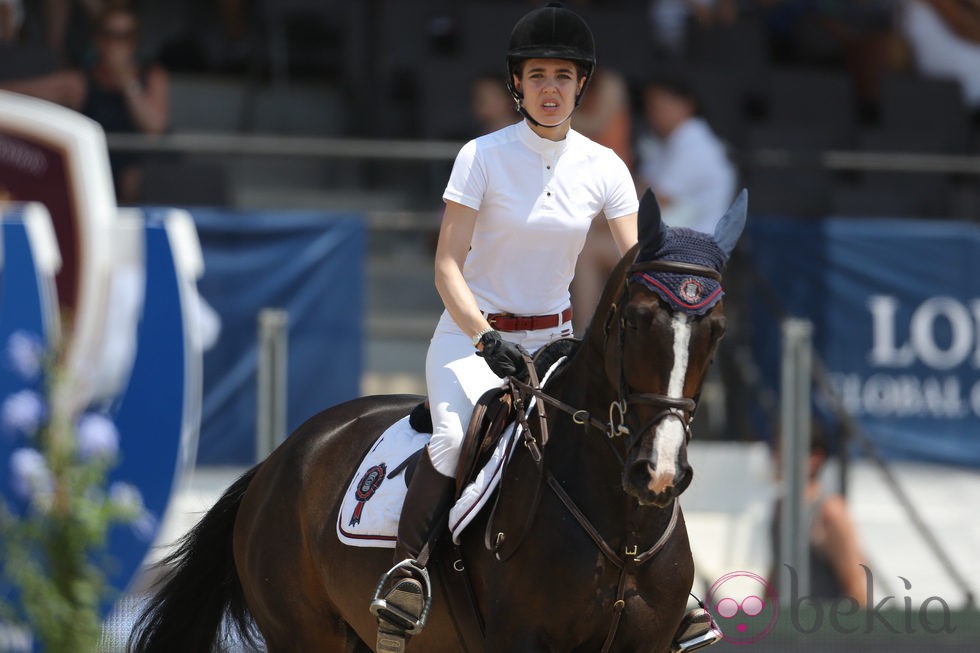 Carlota Casiraghi en la competición hípica CSI5 de Cannes