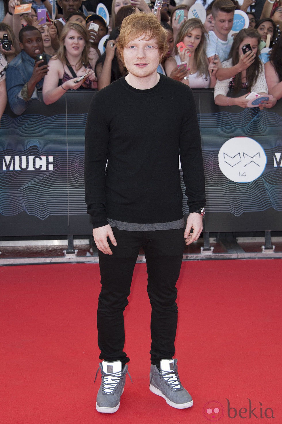 Ed Sheeran en los Premios Much Music Video  2014