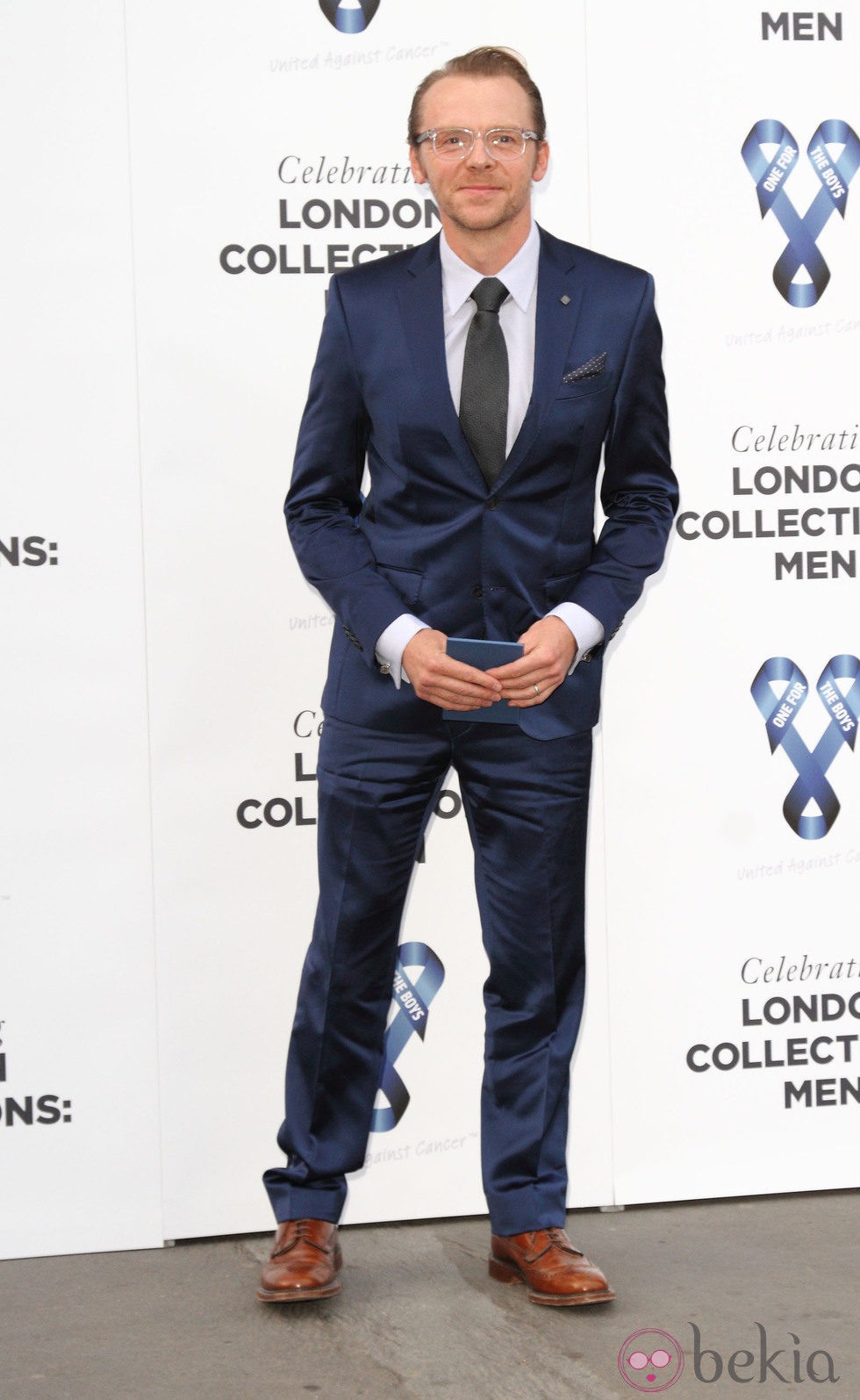 Simon Pegg en la gala benéfica 'One for the Boys'