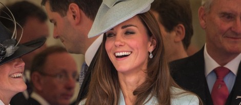 Kate Middleton en la procesión de la Orden de la Jarretera 2014