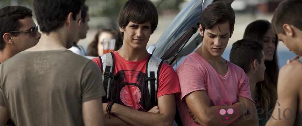 Joel Bosqued y Àlex Maruny en un fotograma de 'Perdona si te llamo amor'