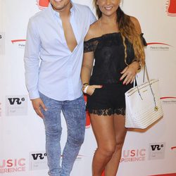 Abraham García y Katia Aveiro en el concierto de Miley Cyrus en Madrid