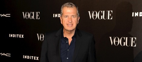 Mario Testino en la entrega del premio Vogue Who's on Next 2014