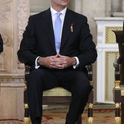 El Príncipe Felipe en la firma de la Ley de Abdicación del Rey Juan Carlos